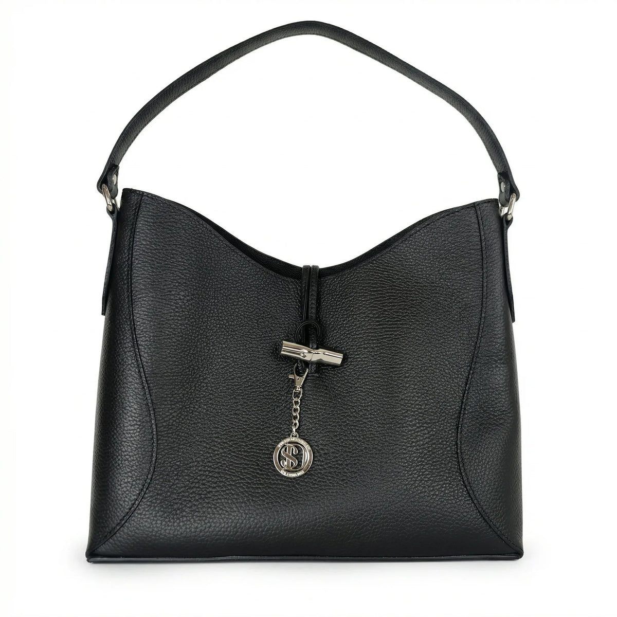 Bolso bandolera grande Lorenza de piel auténtica