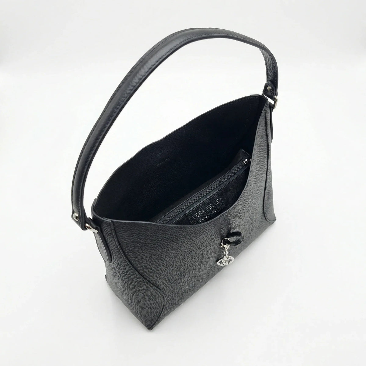 Bolso bandolera grande Lorenza de piel auténtica