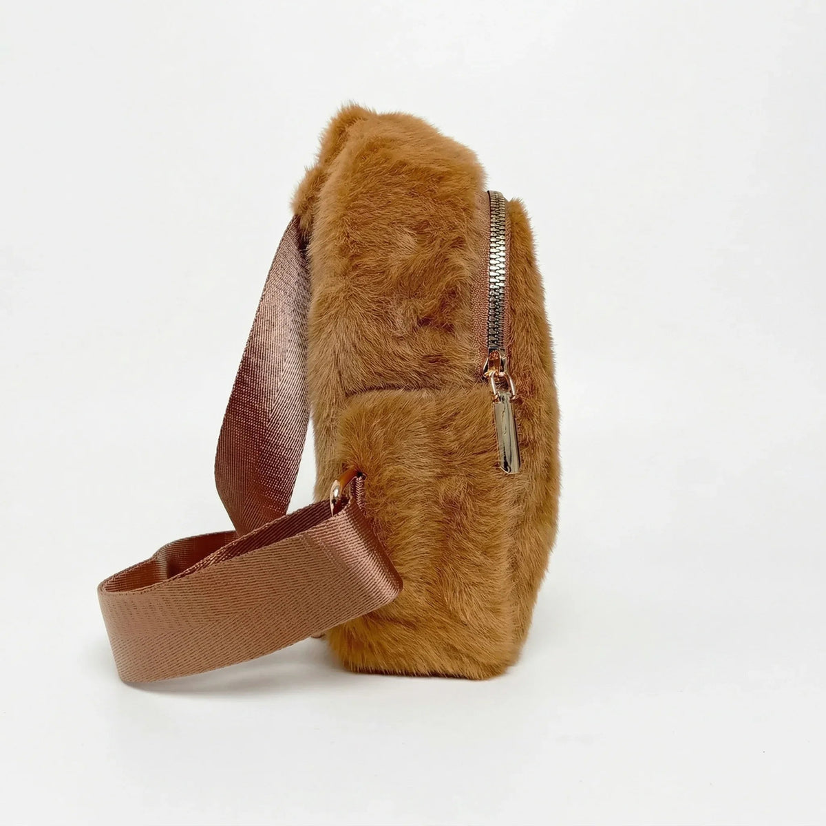 Mini-Tasche aus Kunstpelz