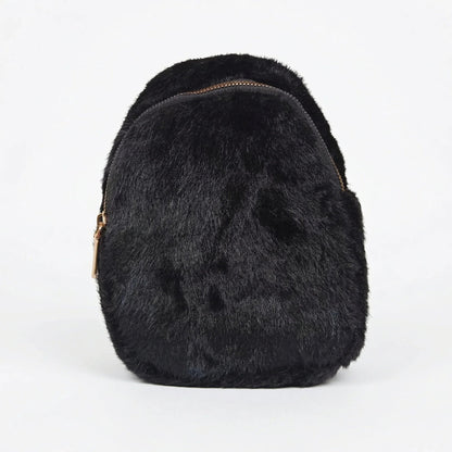 Mini-Tasche aus Kunstpelz