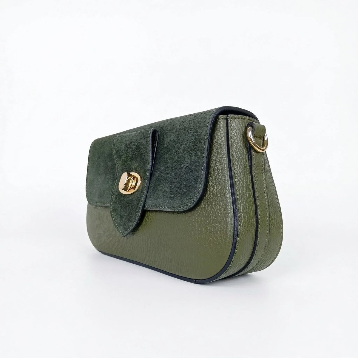 Bella Nova Borsa in Pelle e Camoscio