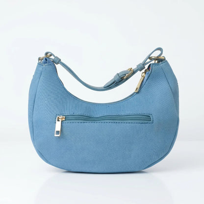 Bolso de denim con correa extraíble