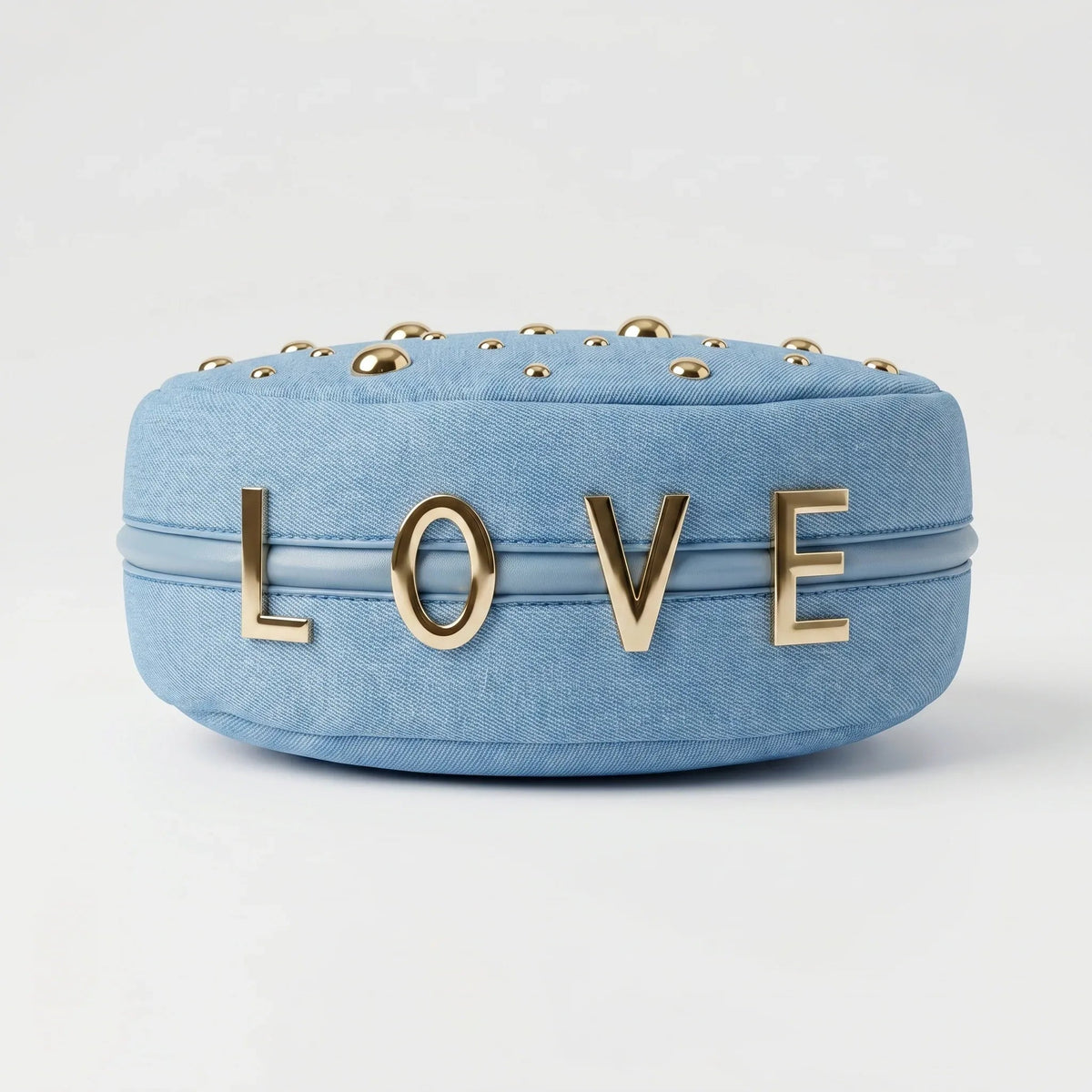 Bolso de denim con correa extraíble