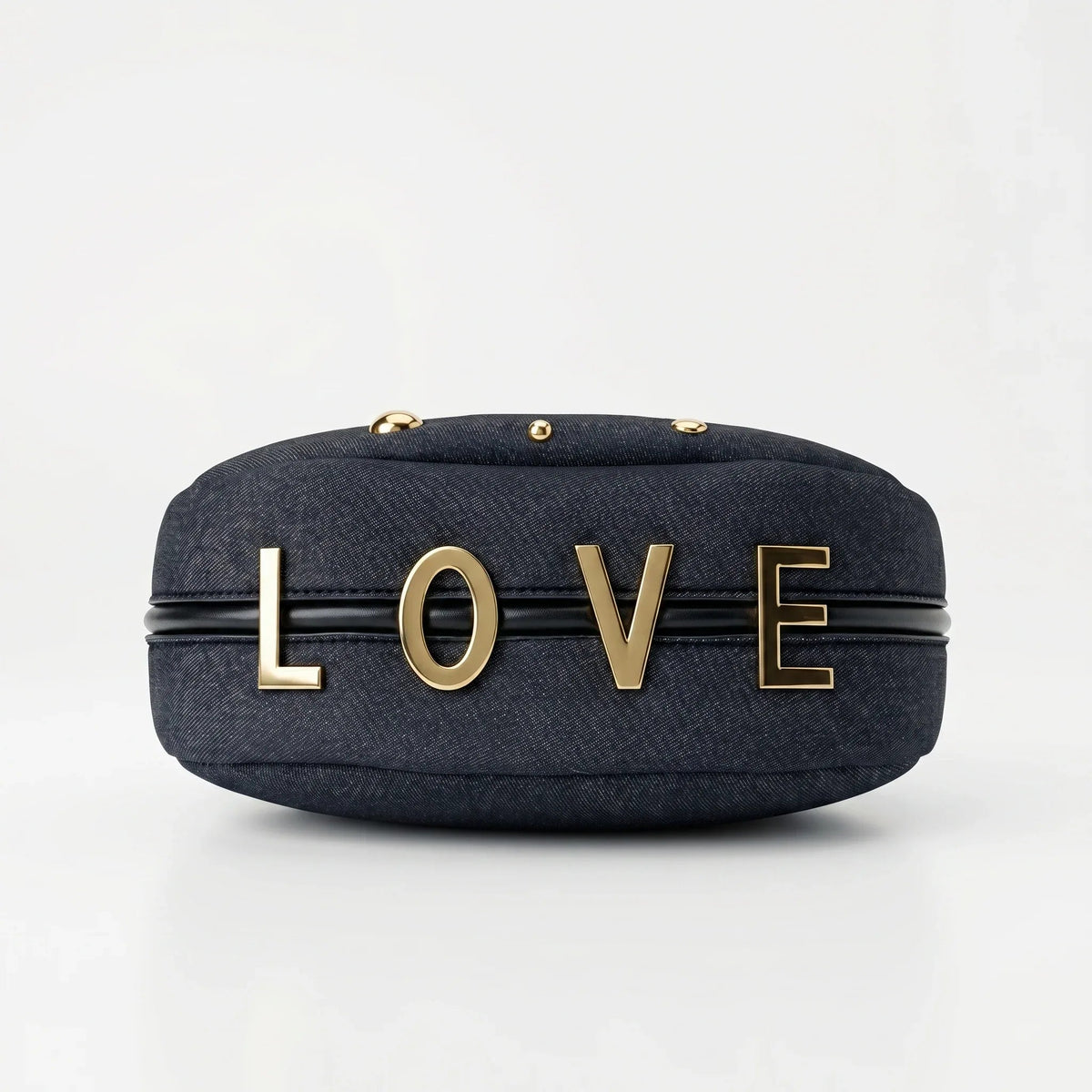 Bolso de denim con correa extraíble