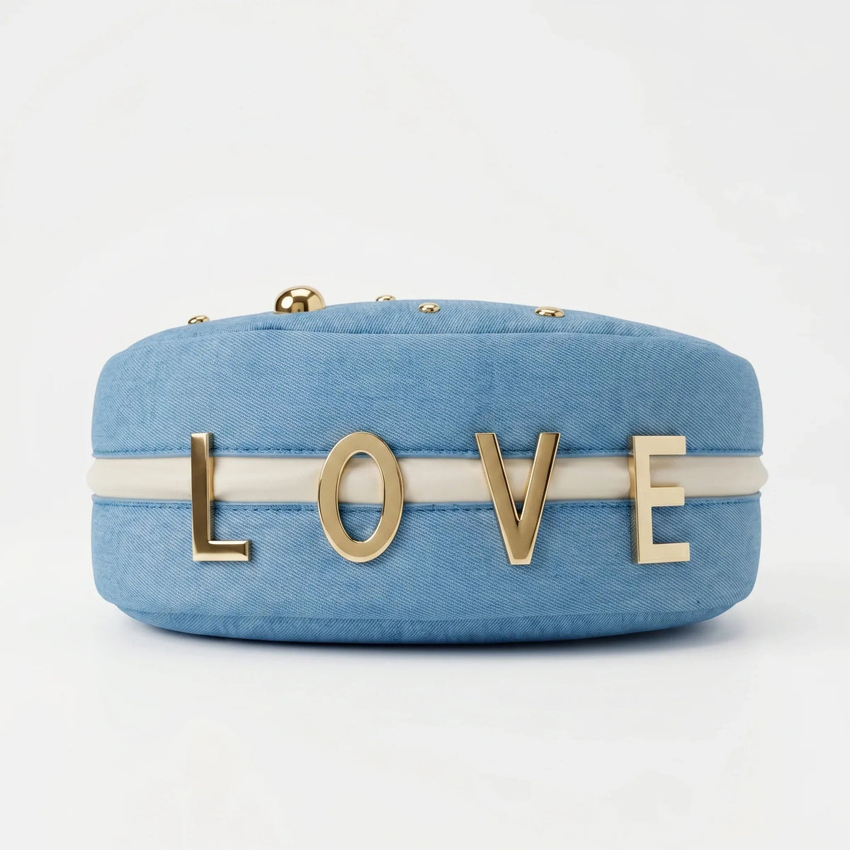 Bolso de denim con correa extraíble