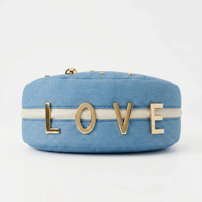 Bolso de denim con correa extraíble