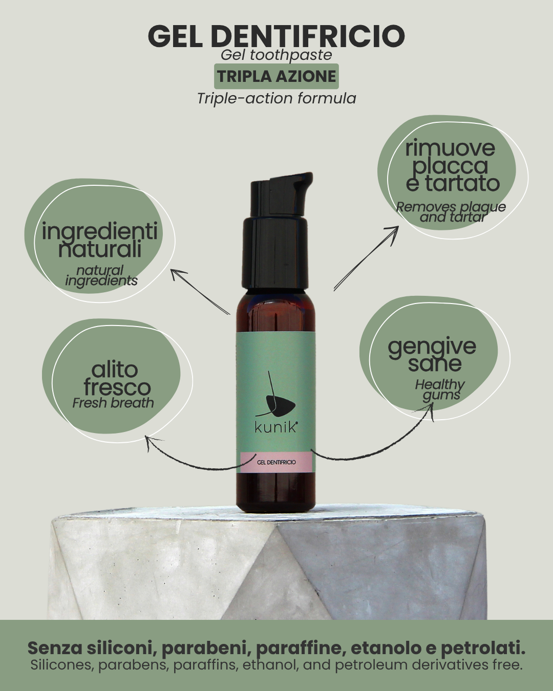 Gel Dentifricio Naturale per Cani e Gatti