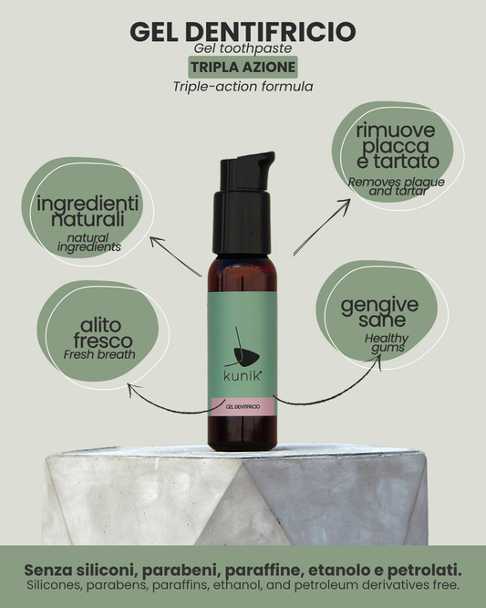Gel dentífrico natural para perros y gatos