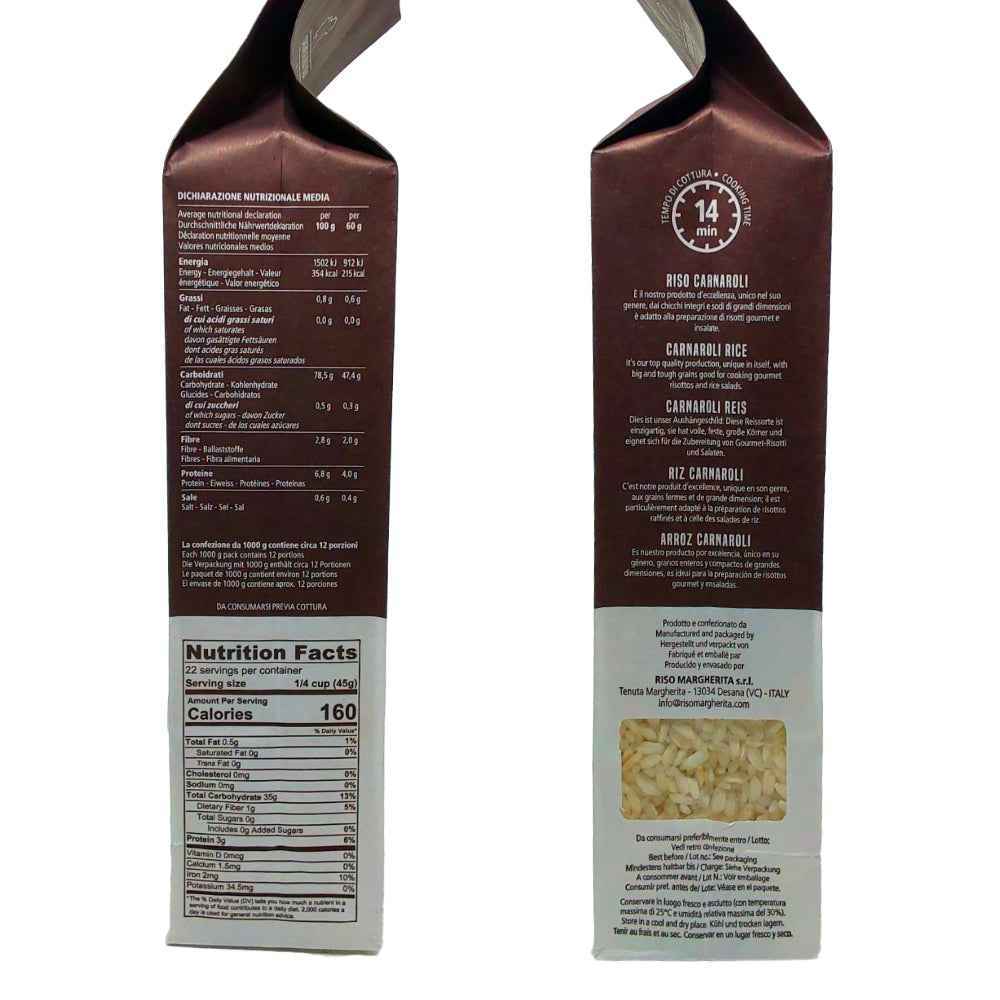 Arroz Carnaroli - Selección Especial 1Kg.