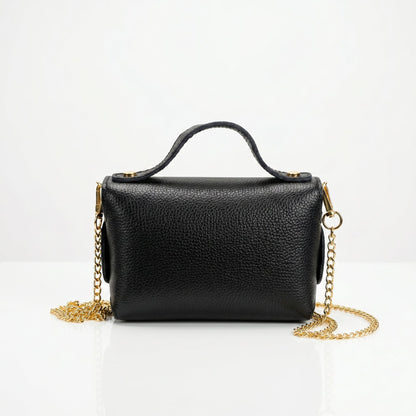 Mini Bolsa Amina de Couro Legítimo