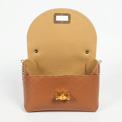 Mini Bolsa Amina de Couro Legítimo