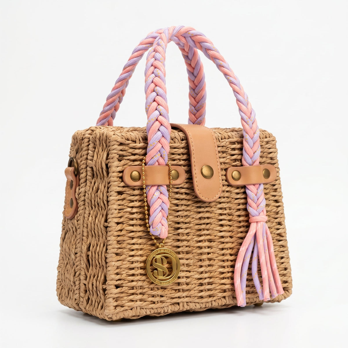 Bolso cesta Anita de rafia