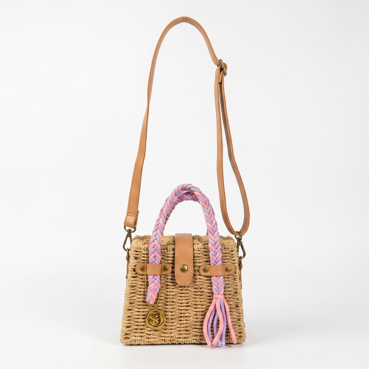 Bolso cesta Anita de rafia