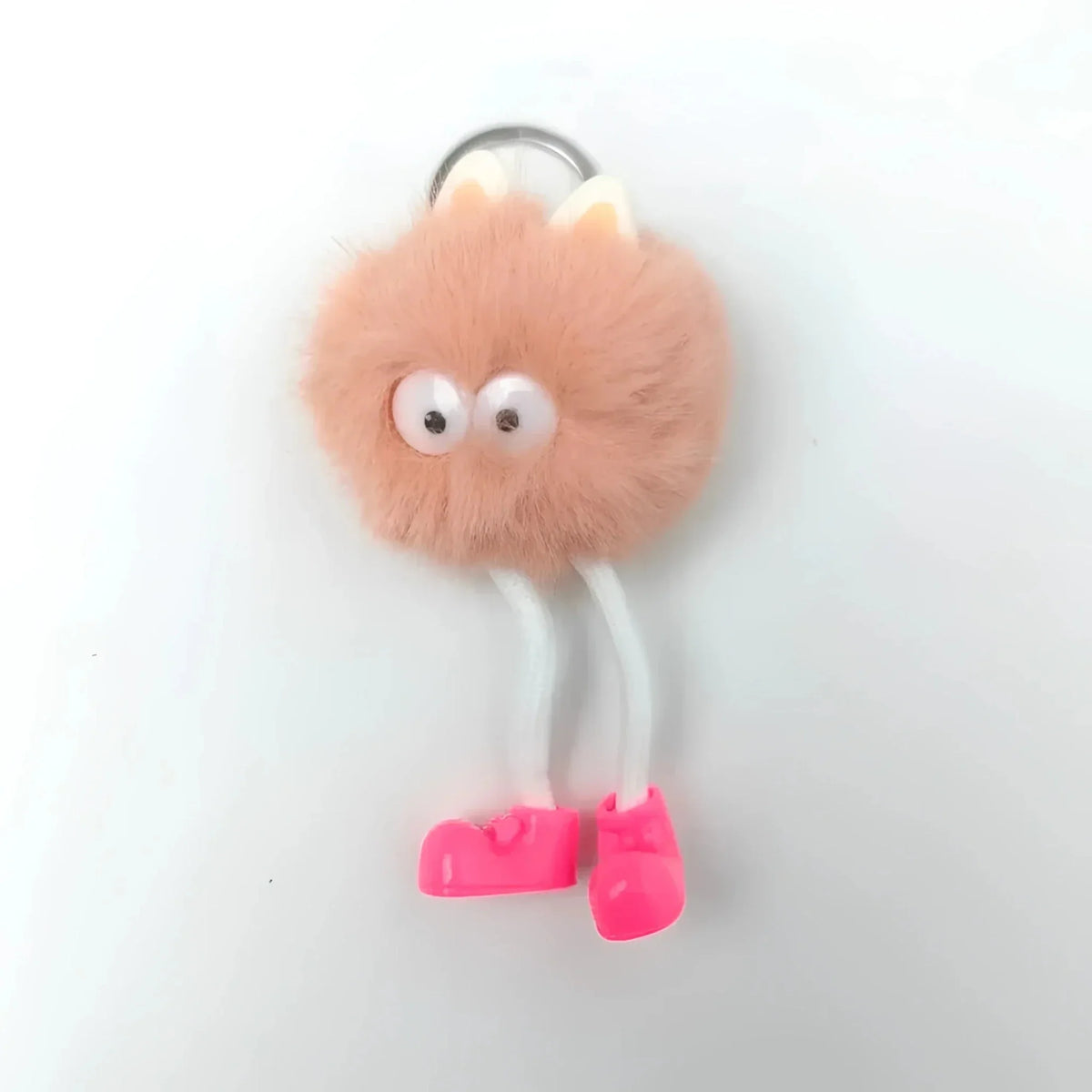 Ciondolo per borsa con pon pon