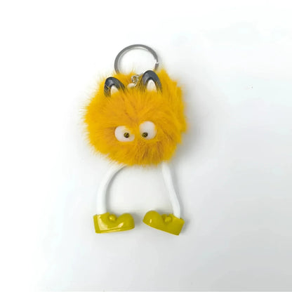 Ciondolo per borsa con pon pon