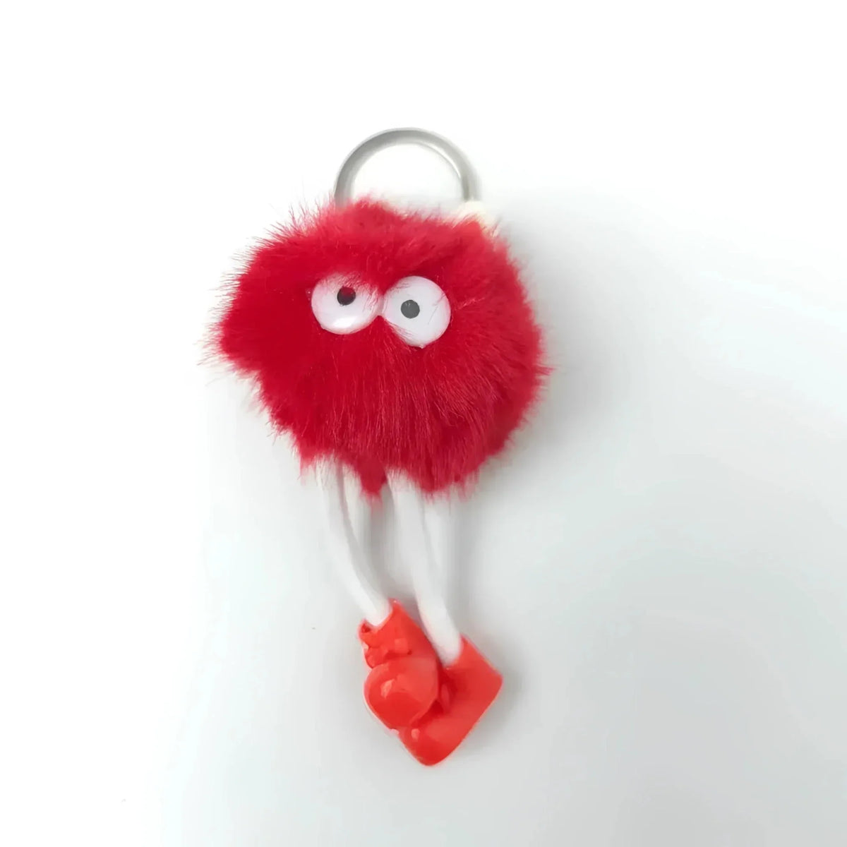 Ciondolo per borsa con pon pon