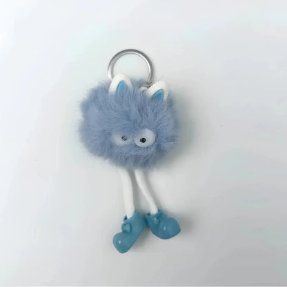 Ciondolo per borsa con pon pon