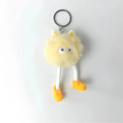 Ciondolo per borsa con pon pon