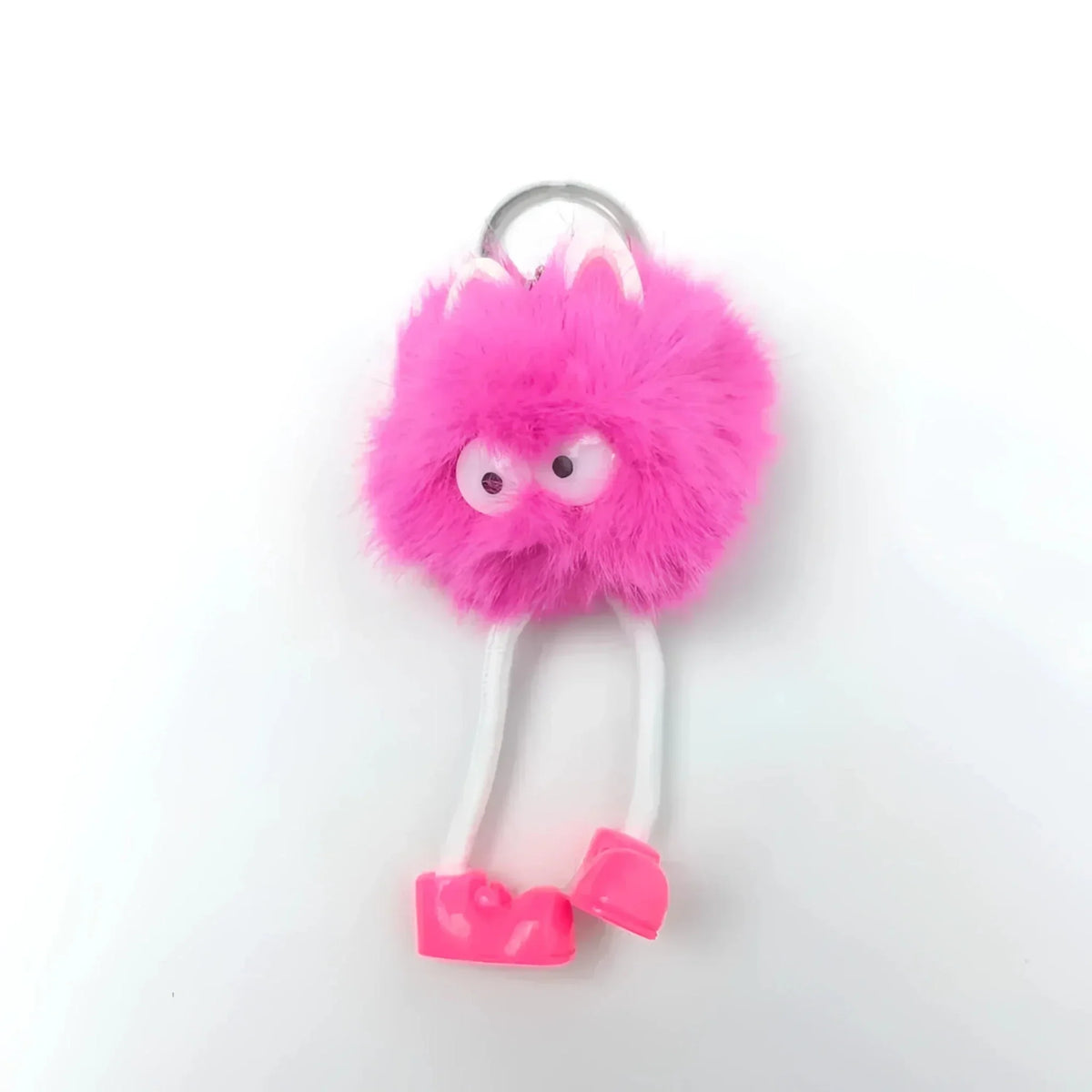 Ciondolo per borsa con pon pon