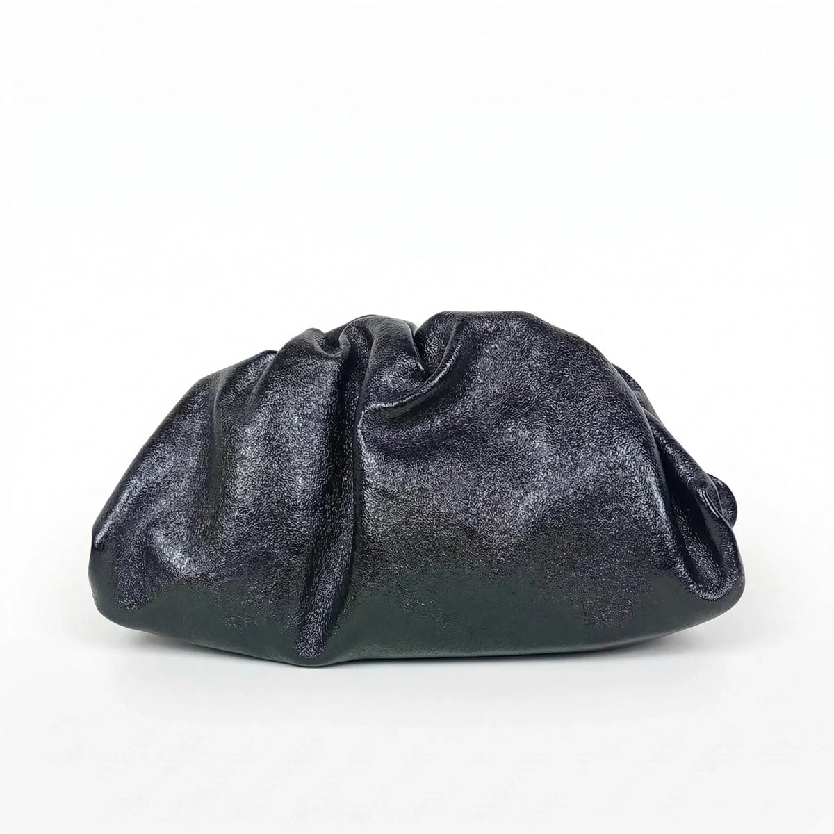 Romola Metallic-Clutch aus echtem Leder