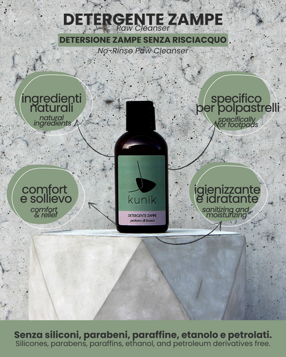 Detergente para patas y pelo