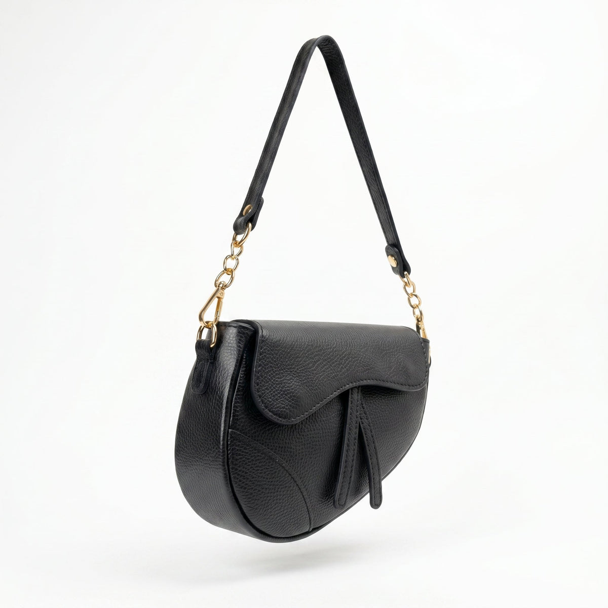 Bolsa transversal Eliza de couro legítimo