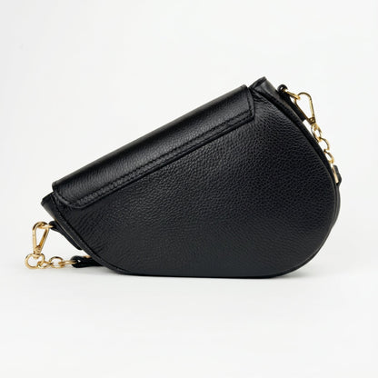 Bolsa transversal Eliza de couro legítimo