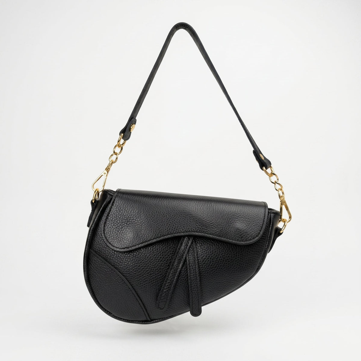 Bolsa transversal Eliza de couro legítimo
