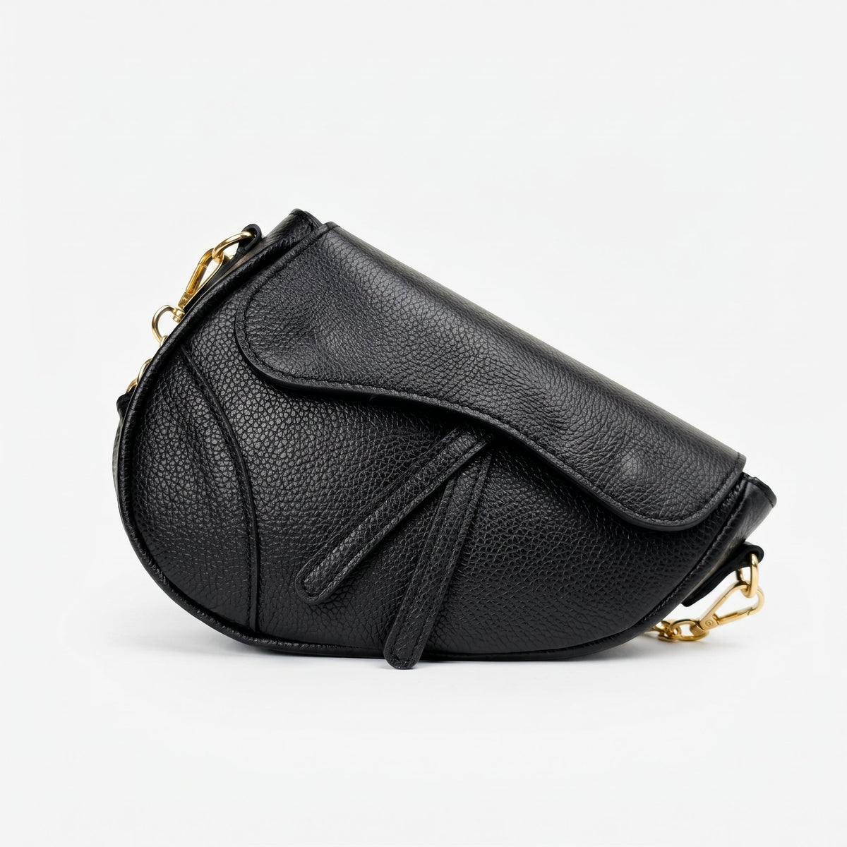 Bolsa transversal Eliza de couro legítimo