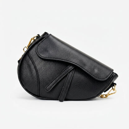 Bolsa transversal Eliza de couro legítimo