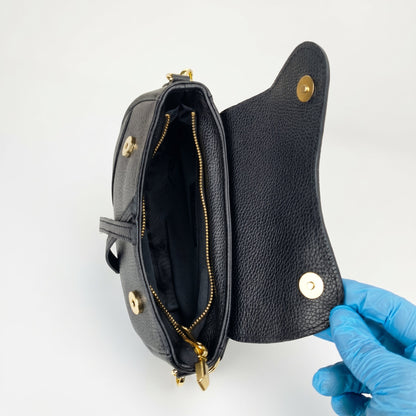 Bolsa transversal Eliza de couro legítimo