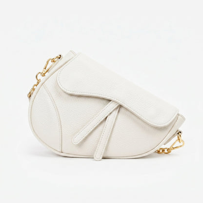 Bolsa transversal Eliza de couro legítimo