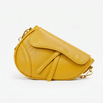 Bolsa transversal Eliza de couro legítimo