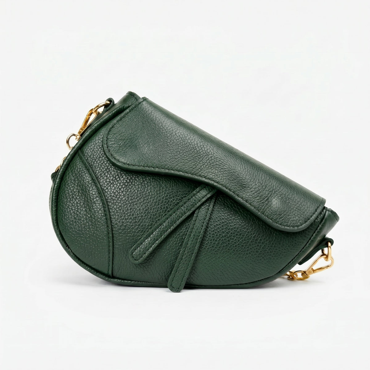 Bolsa transversal Eliza de couro legítimo