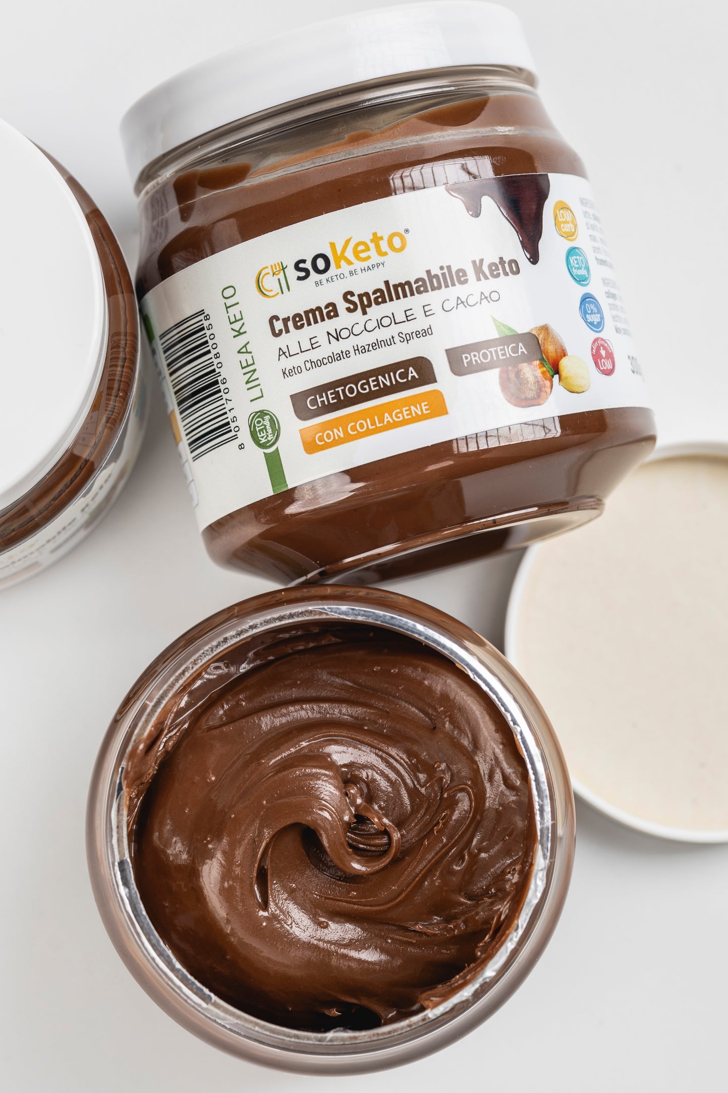 Keto Hazelnut and Cocoa Spread with only 2% Sugar - 250g