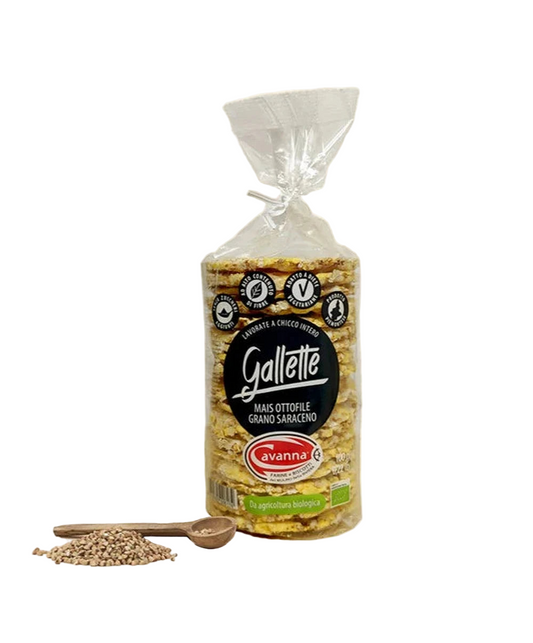 Gallette di Mais e Grano Saraceno BIO - Cavanna