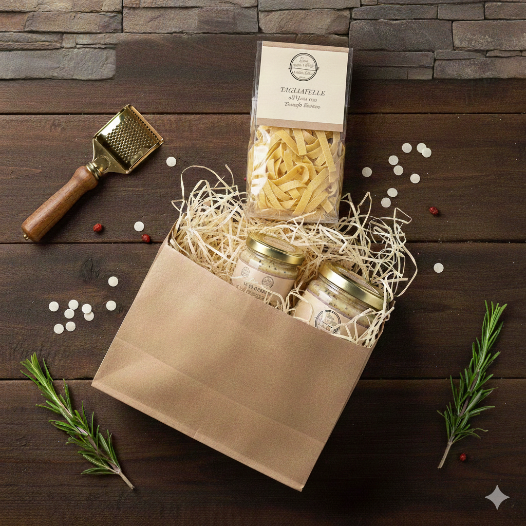 El almuerzo del rey – Tagliatelle y salsas de trufa blanca