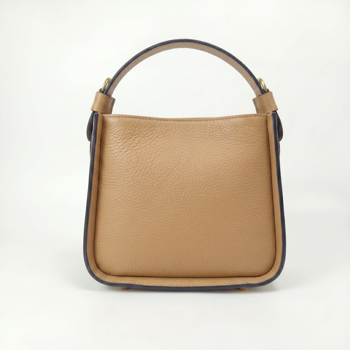 Holo Handtasche aus echtem Leder