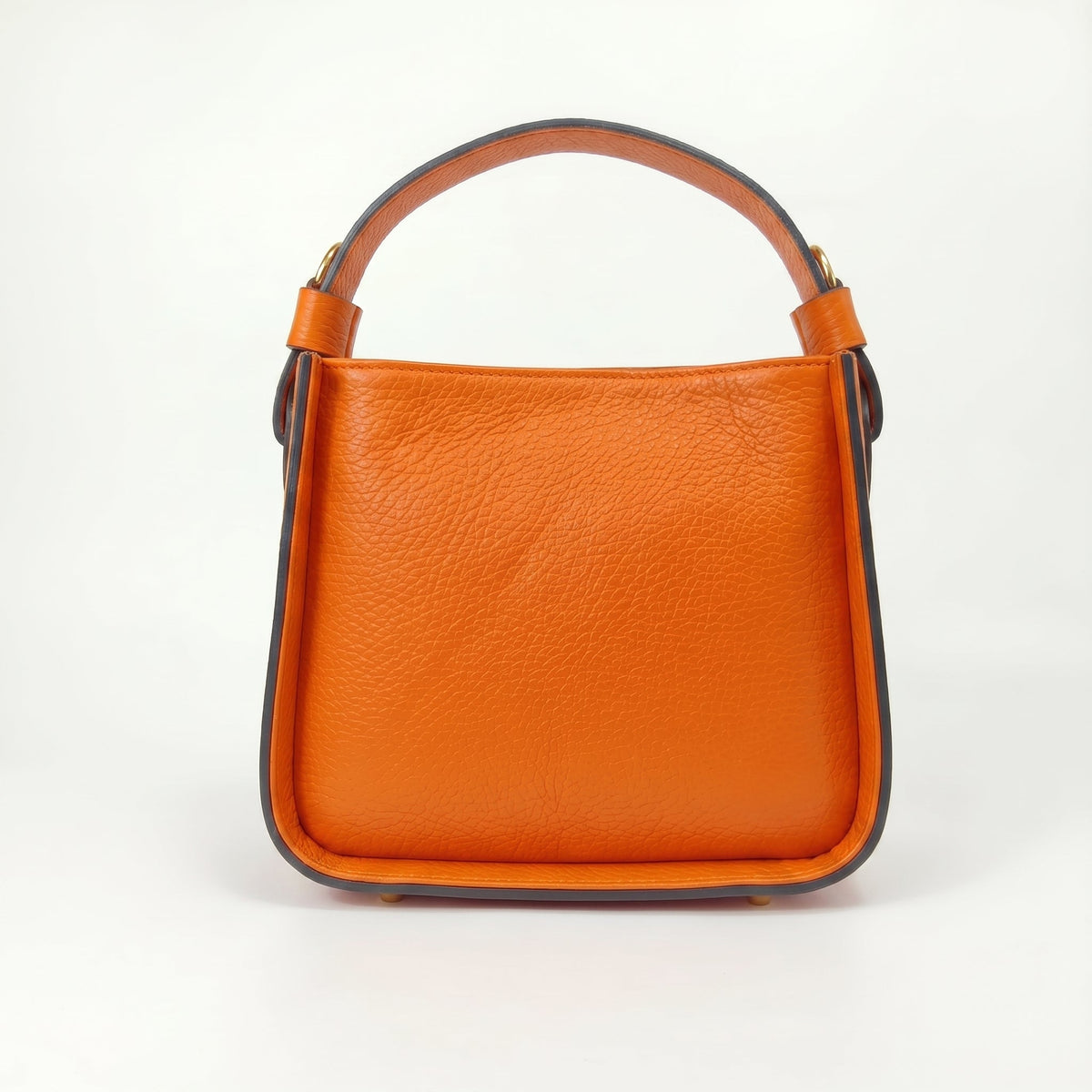 Holo Handtasche aus echtem Leder
