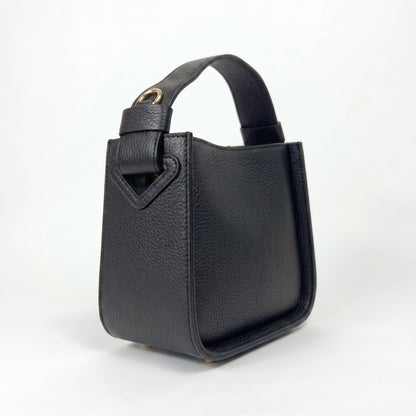 Holo Handtasche aus echtem Leder