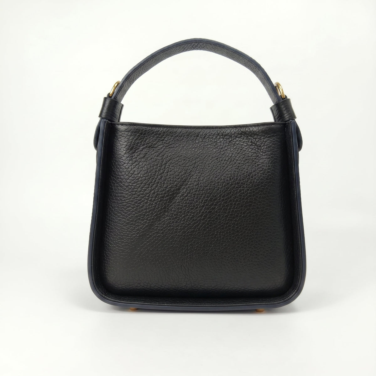 Holo Handtasche aus echtem Leder