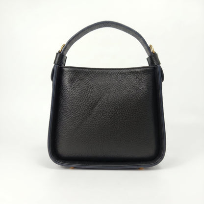 Holo Handtasche aus echtem Leder