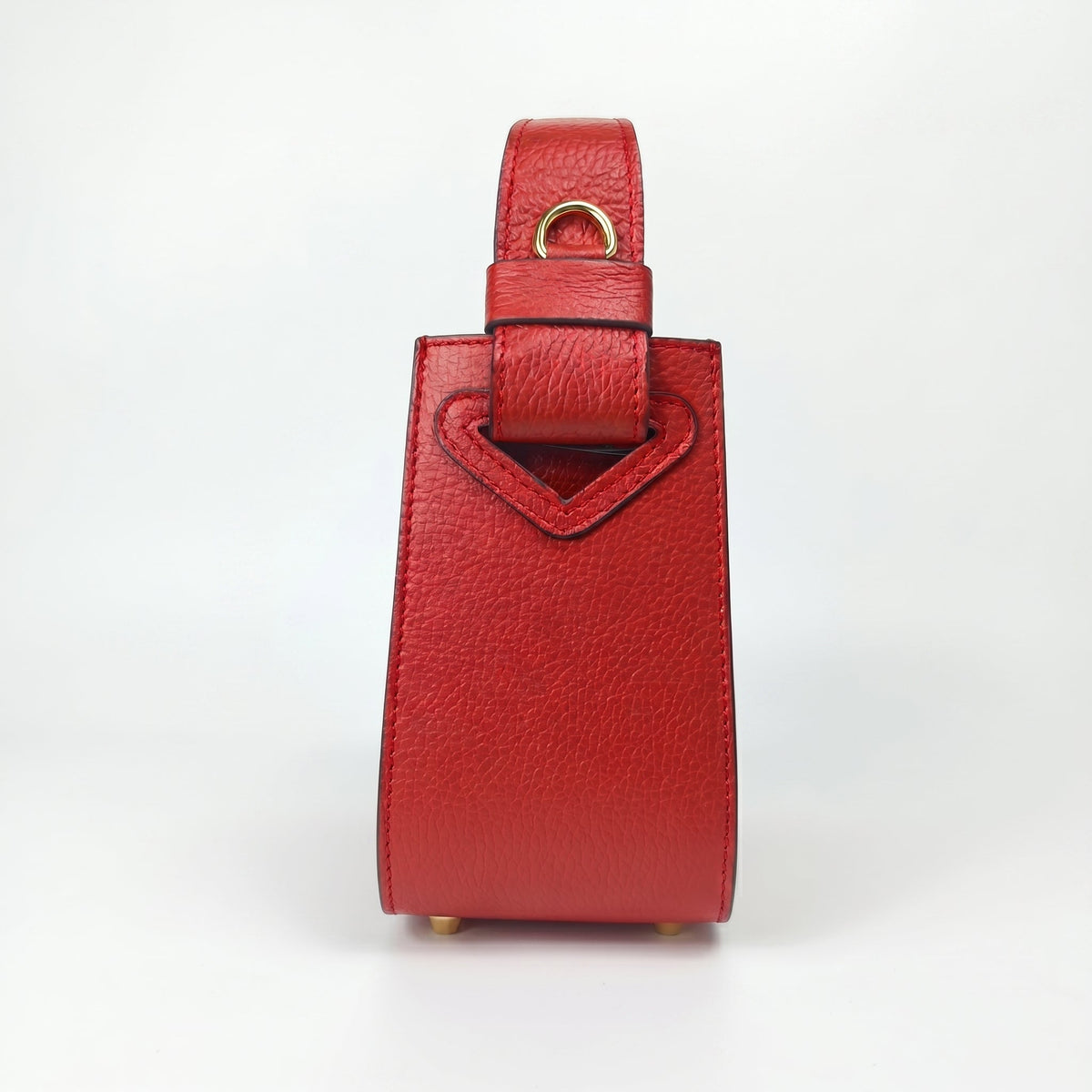 Holo Handtasche aus echtem Leder