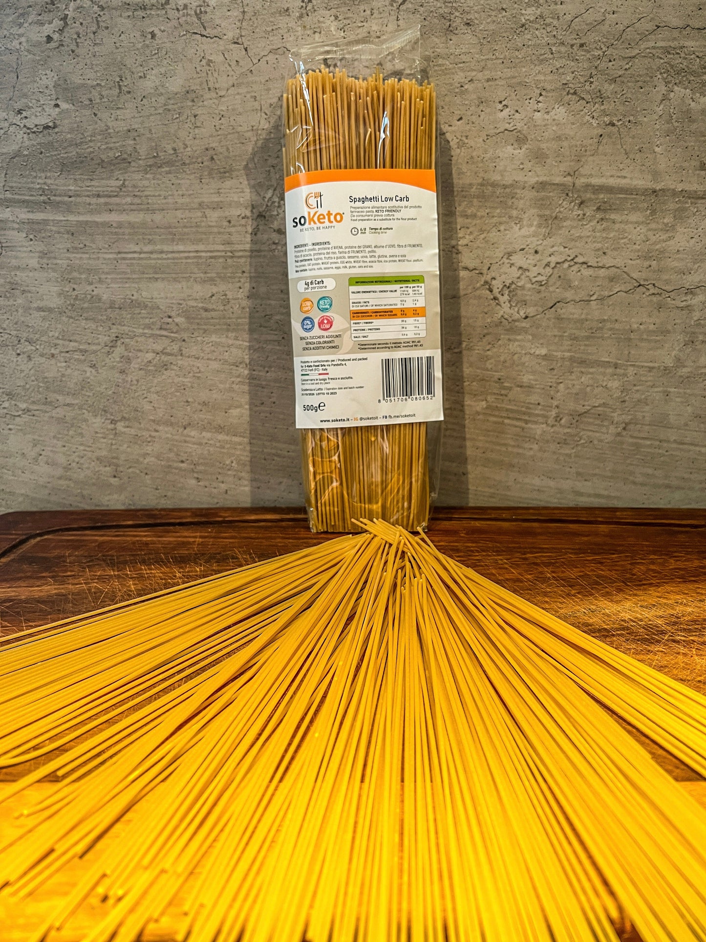 Low Carb Keto Spaghetti (500g) 4g carbs