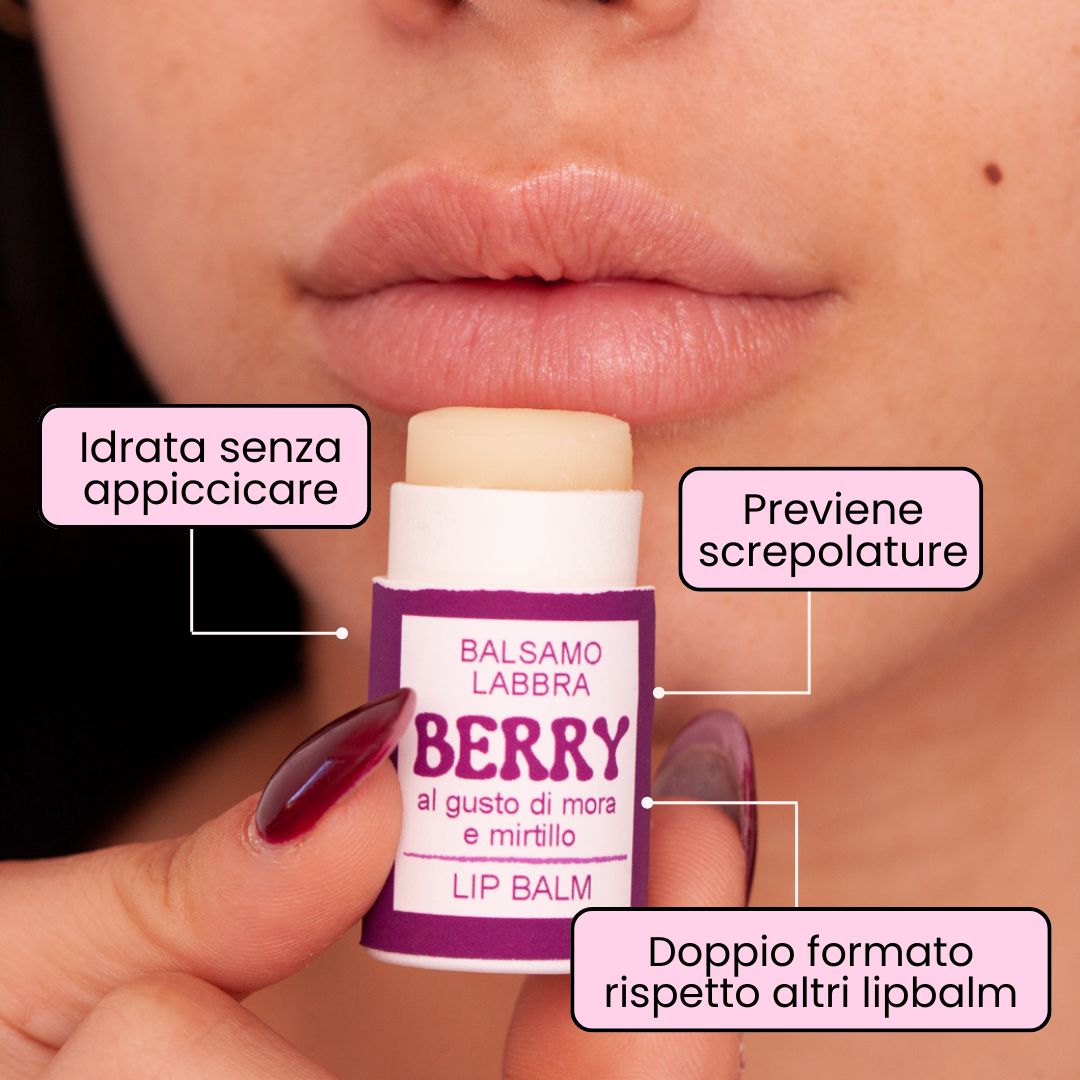 Lippenbalsam BERRY - Brombeere und Heidelbeere