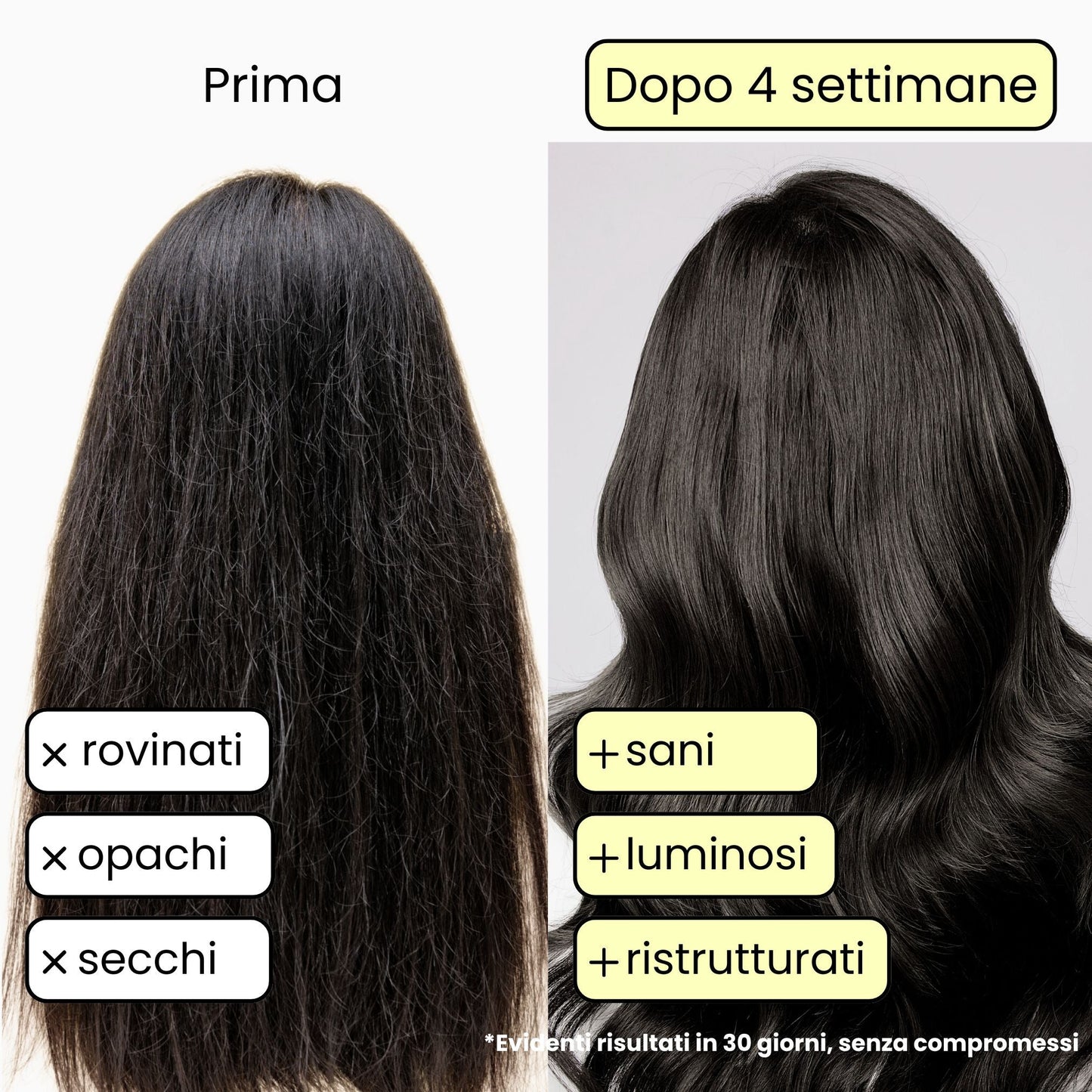 Festes restrukturierendes Shampoo für geschädigtes Haar