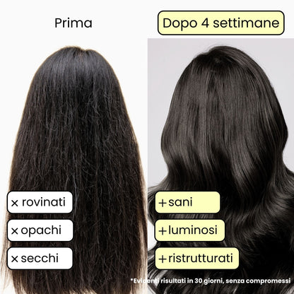Festes restrukturierendes Shampoo für geschädigtes Haar