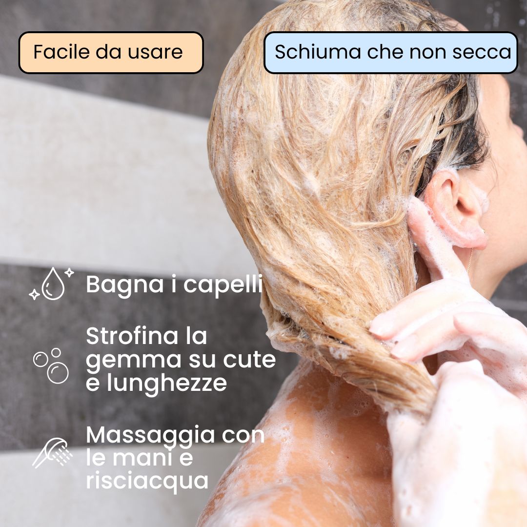 Reinigendes festes Shampoo für fettiges Haar x2