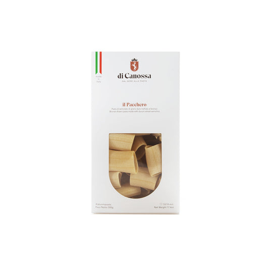 Paccheri Pasta di Canossa 500g | Pasta artesanal italiana de sémola