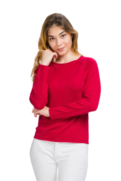 Gioconda: women's boat neck sweater